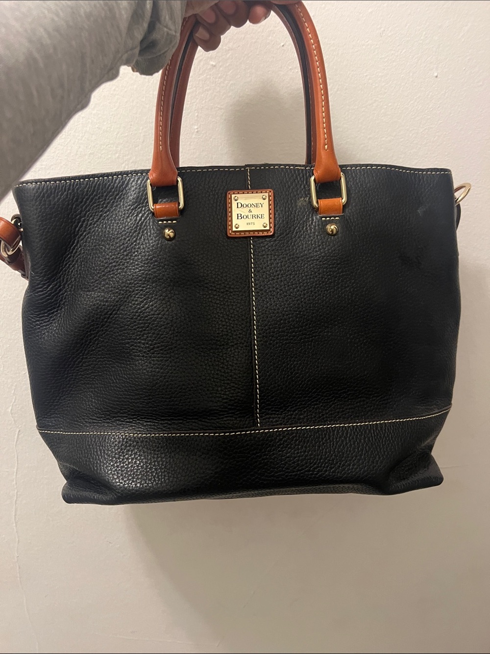 Dooney & Bourke Black Leather Tote